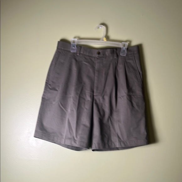 Men short pants Nordstrom army green Flat Front Shorts Casual Style - Picture 1 of 5